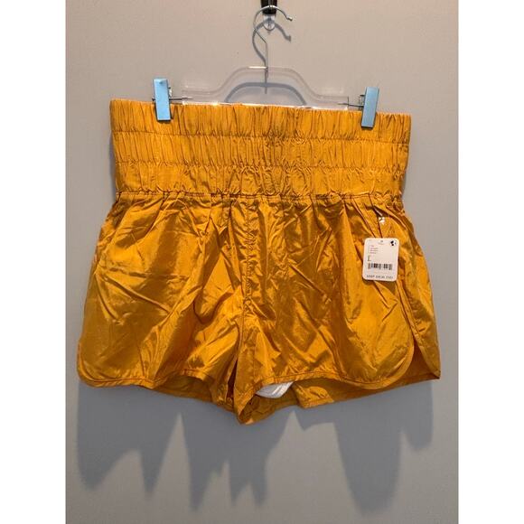 FP MOVEMENT BY THE WAY HOME SHORTS IN HONEY MALLOW SIZE LARGE NWT - Picture 2 of 4